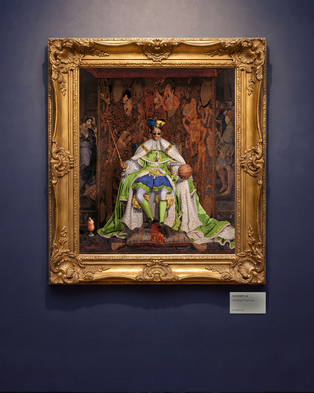 Exhibit 18, His Royal Freshness: il quadro appeso nella sua Sala del Museo Straight Leg